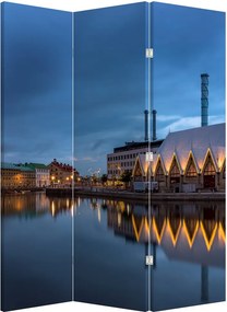 Parawan - Kanał wodny - Göteborg (126x170 cm)