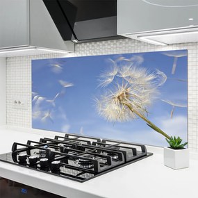 Panel Szklany do Kuchni Puszysty Dmuchawiec