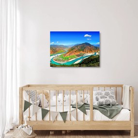 Obraz na szkle - Rzeka Jangcy (70x50 cm)
