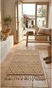 Dywan z juty tkany ręcznie w naturalnym kolorze 60x90 cm Shaila – Yes Everyday