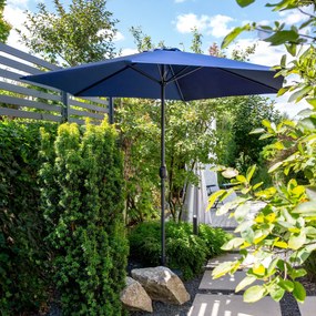 Parasol ogrodowy 3 m granatowy / antracyt  PATIO