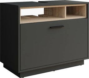 Szafka podumywalkowa antracyt/sonoma 80x35x64 beatrice
