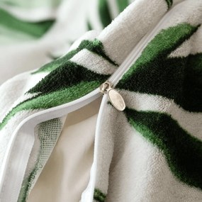 PrzytulneMieszkanie.pl PrzytulneMieszkanie.pl Pościel z mikropluszu SINERO zielona Rozmiar pościeli: 70 x 80 cm | 140 x 200 cm