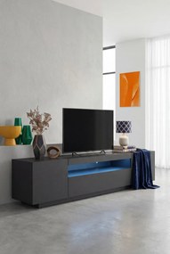 Szafka Rtv Czarny Ścienna Lub Stojąca Mat T8-M12