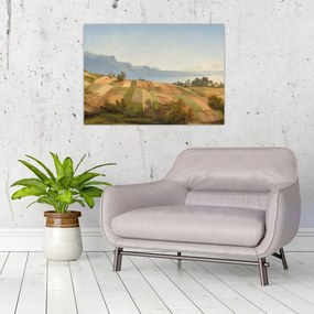 Obraz na szkle - Alexandre Calame, Swiss Landscape, reprodukcje (70x50 cm)