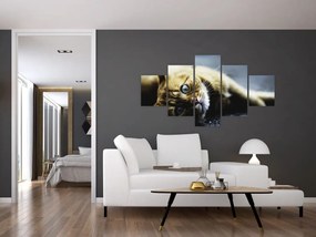 Obraz kota (125x70 cm)