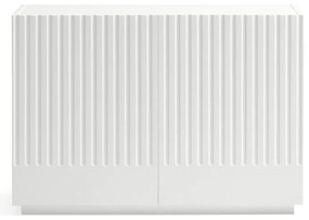 Biała niska komoda 100x70 cm Doric – Teulat