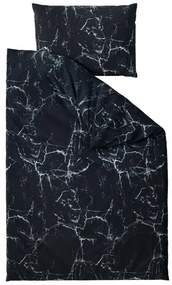 PrzytulneMieszkanie.pl PrzytulneMieszkanie.pl Pościel z mikrofibry TEMPESTA czarna Rozmiar pościeli: 70 x 90 cm | 140 x 200 cm
