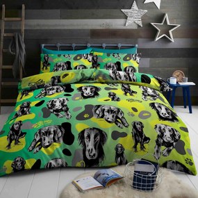 PrzytulneMieszkanie.pl PrzytulneMieszkanie.pl Bawełniana pościel ARTEMIS zielona, 100% bawełna Rozmiar pościeli: 70 x 90 cm | 140 x 200 cm