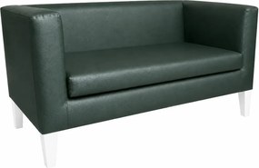 Sofa Monaco : Kolor nogi - Biała, Kolor tkaniny - EKO-SKÓRA - 6D, Typ tkaniny - Eko-skóra , Wysokość nogi - 20 cm