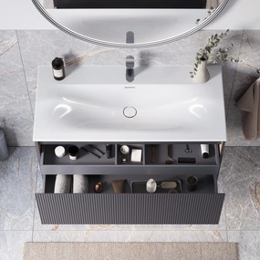 Szafka podumywalkowa BELDIVO 100 cm z umywalką ceramiczną Duravit