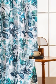 Designerska zasłona CORTINA 140x270 cm, wzorzysta Zawieszanie: Taśma z wiązaniami