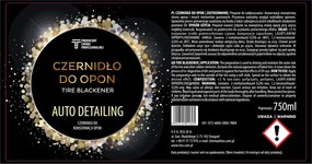 Czernidło do opon TESS 750ml auto detailing TESS