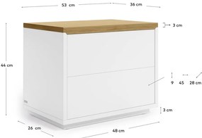 Szafka nocna Kave Home Abilen