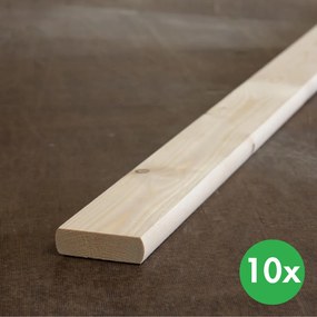 Sztachety, proste, 10 szt., 20 x 95 x 1500 mm
