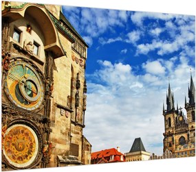 Obraz - Praski zegar astronomiczny (70x50 cm)