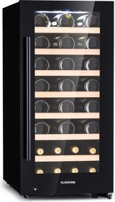 Klarstein Barossa 40cm 38 Butelek Winiarka Wolnostojąca Czarny