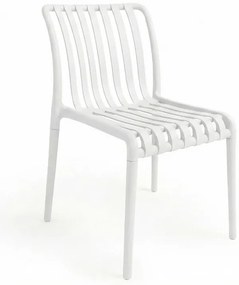 Plastowe krzesło TREGO, białe