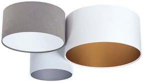 Biało-szary designerski plafon sufitowy - EXX43-Pueblar