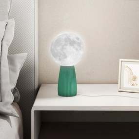 Zestaw lamp biurkowych HOMCOM w wyglądzie planetarnym, 3 kolory, USB, tworzywo, Biały