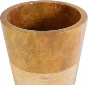 Umywalka z marmuru na postumencie Vincenza