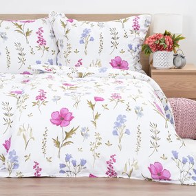 4Home Pościel muślinowa Wildflower Harmony, 140 x 220 cm, 70 x 90 cm