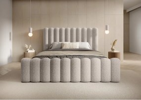 Łóżko Mona VII 180 w tkaninie Abriamo 03