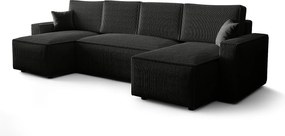 BEDANTE Narożnik AMBRO U Poso 135 z funkcją spania i pojemnikiem, kształt U, rozkładana sofa