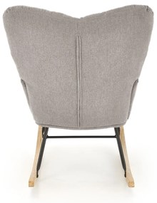 VASCO fotel bujany popielaty