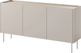 Komoda Desin 170 cm z metalowymi nogami - kaszmir / dąb nagano