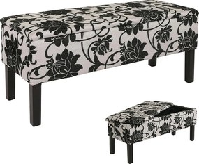 Bench Renens Jacquard czarny,  żakard czarny