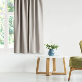 Beżowa zasłona zaciemniająca 140x270 cm Eyelets – Restilo