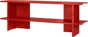 Czerwony metalowy regał 160x57x37 cm Hes – noo.ma
