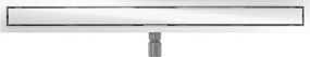 Mexen Flat MGW odpływ liniowy 80 cm, białe szkło - 1027080-15
