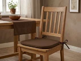 Poduszka na krzesło BASIC ciemnobrązowa