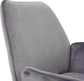 Krzesło do jadalni MCW-G67 (zestaw 6 sztuk),  ciemnoszary, stal nierdzewna