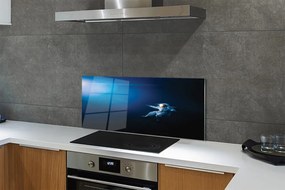 Szkło do Kuchni na Ścianę Astronauta w Otchłani Kosmosu