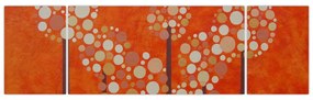 Obraz - Pomarańczowy las (170x50 cm)