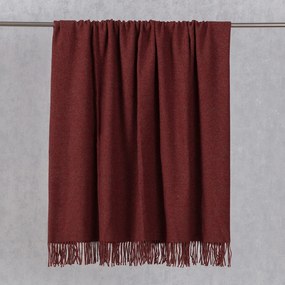 Pled Merinos 140x200cm melange red