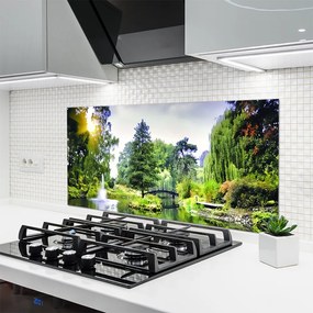 Panel Kuchenny Promienie Słońca Nad Wodospadem