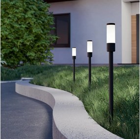 Eglo 902042 - ZESTAW 3x LAMP ZEWNĘTRZNYCH ZANCARO LED/1W/230V IP44 czarne