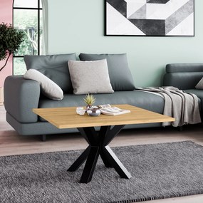 Kwadratowy stolik kawowy Noe z blatem 60x60 cm