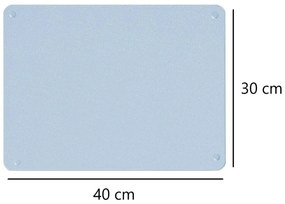 Deska do krojenia, przeźroczysta, 40x30 cm, ZELLER