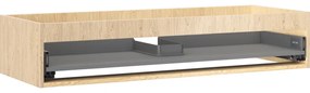 Mexen Box-A korpus szafki podumywalkowej 120 cm, 1 szuflada, dąb - 91AX0-1200-235-1-81