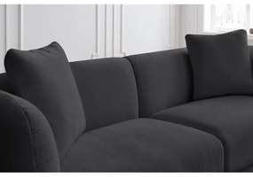 Ciemnoszara sofa 230 cm Bourbon – Bobochic Paris