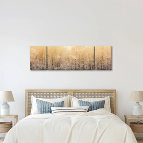 Obraz mroźnego lasu (170x50 cm)