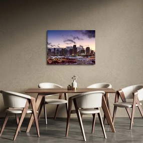 Obraz - wieżowce dużego miasta (70x50 cm)