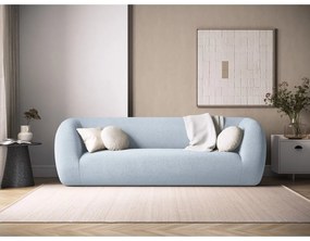 Jasnoniebieska sofa z materiału bouclé 230 cm Essen – Cosmopolitan Design