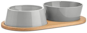 Porcelanowe miski zestaw 2 szt. ø 21 cm Doppio Concrete M/L – MiaCara