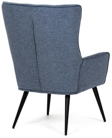 Fotel relaksacyjny 315 BLUE2, ciemnoniebieski